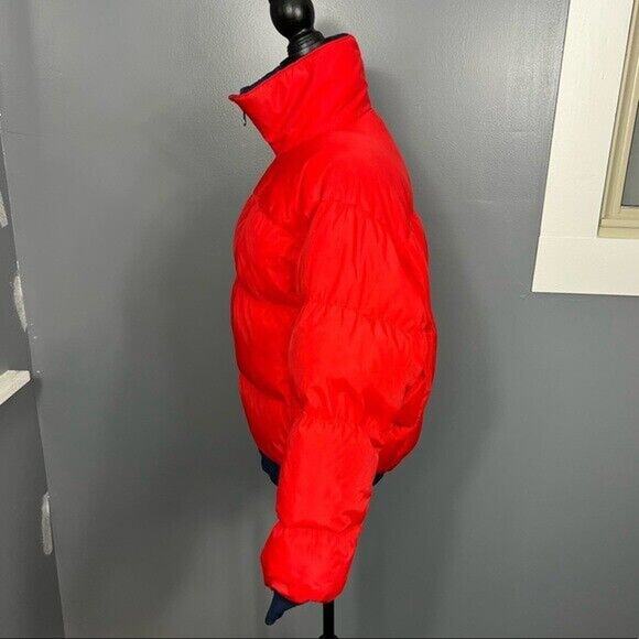 Vintage REVERSIBLE blue and orange Columbia puffer zip up jacket with pockets - Picture 12 of 12